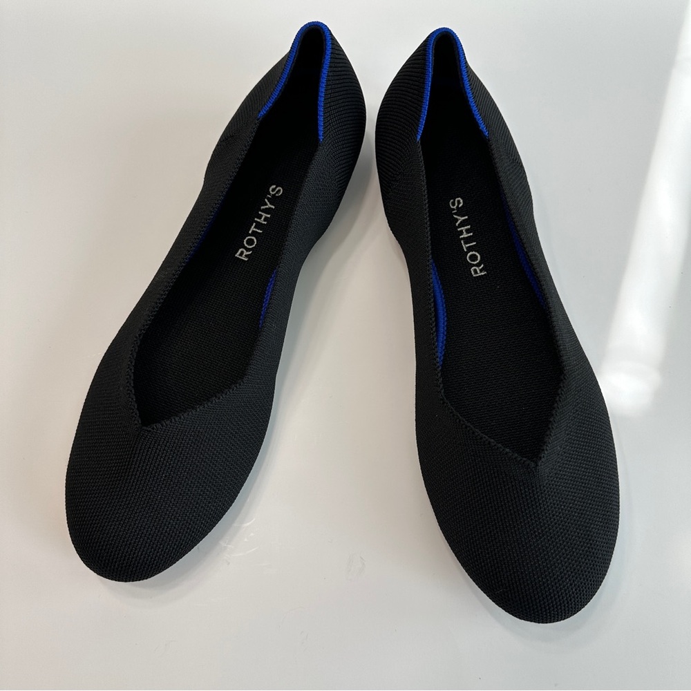 NEW Rothy's The Flat in Black - Size 11.5